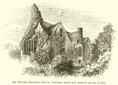 Haus von Sir Walter Raleigh in Youghal (mit Erkerfenster seines Arbeitszimmers) von English School