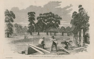 Standort des Gebäudes für die Große Ausstellung von 1851 von English School