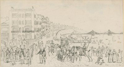 Skizze der Küste von Brighton von English School