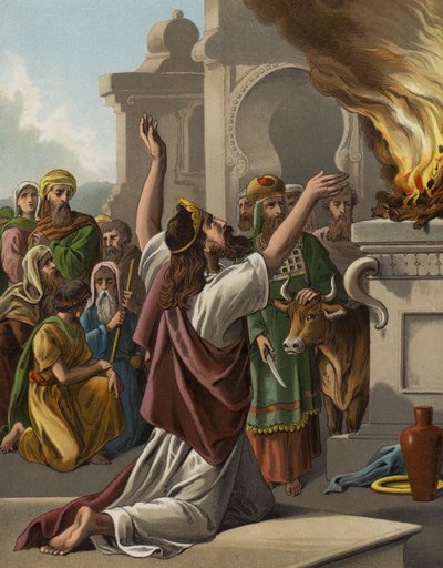 Salomos Gebet bei der Einweihung des Tempels von English School