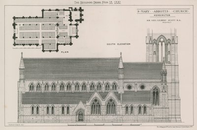 St Mary Abbotts Kirche, Kensington von English School