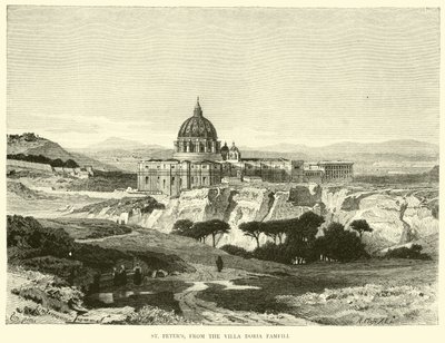 St. Peter, von der Villa Doria Pamfili von English School