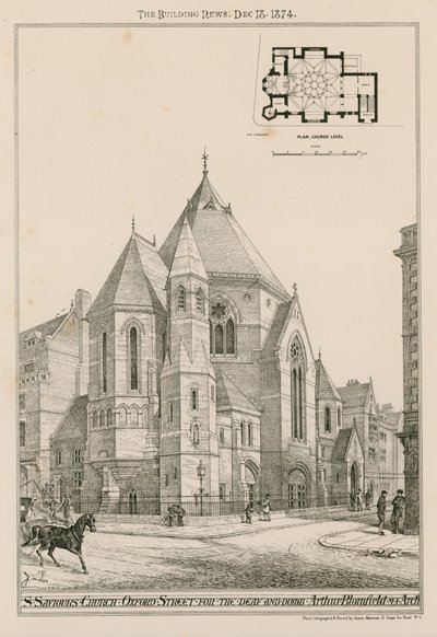 St. Saviours Kirche, Oxford Street von English School