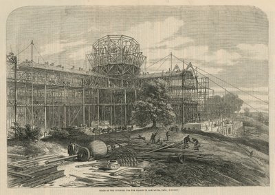 Zustand des Gebäudes für den Palast im Alexandra Park von English School