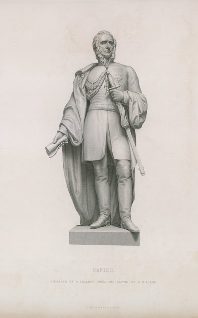 Statue von Charles James Napier von English School