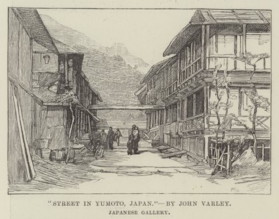 Straße in Yumoto, Japan von English School