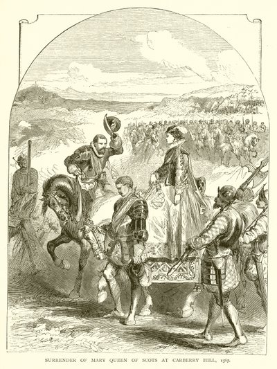 Die Kapitulation von Maria Stuart bei Carberry Hill, 1567 von English School