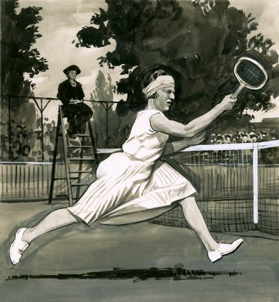 Suzanne Lenglen, die Damen-Einzelmeisterin von English School