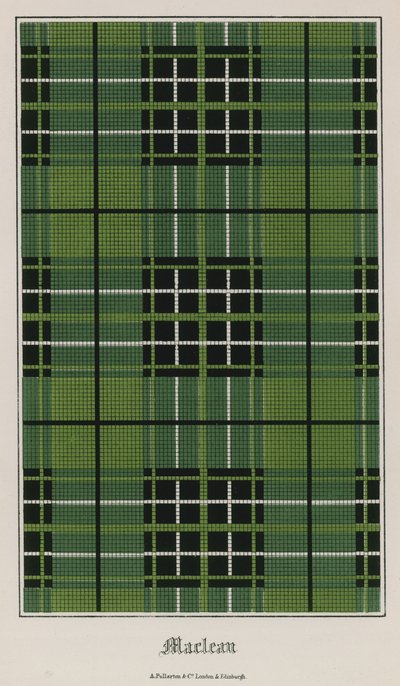 Tartan des Clans Maclean von English School