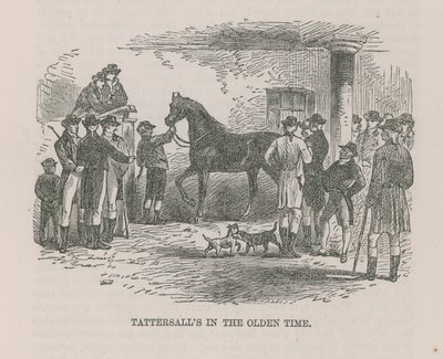 Tattersalls in alten Zeiten von English School