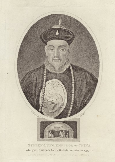 Qianlong, Kaiser von China von English School