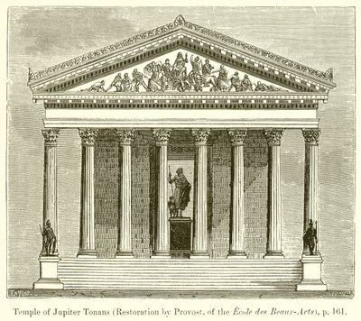 Tempel des Jupiter Tonans von English School