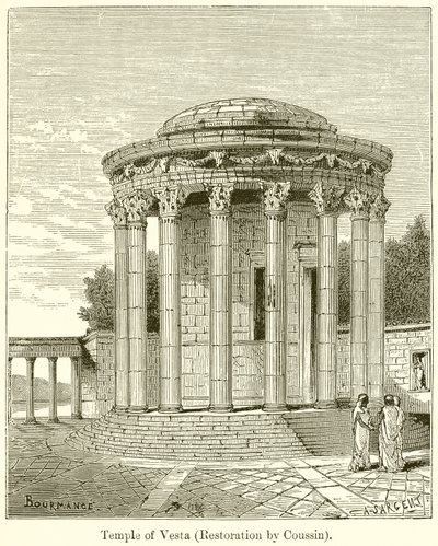 Tempel der Vesta von English School