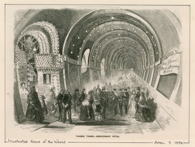 Thames-Tunnel - Jubiläumsfeiern von English School