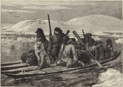 Die amerikanische Franklin-Suchexpedition von English School
