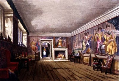 Das Vorzimmer, Cotehele Haus, ca. 1830-40 von English School