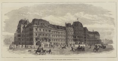 Die Armee- und Marinegebäude der US-Regierung, Washington von English School