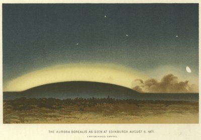 Das Nordlicht, gesehen in Edinburgh, 6. August 1871 von English School