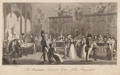 Die Automatenausstellung, Gothic Hall, Haymarket von English School
