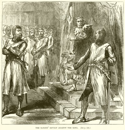 Die Revolte der Barone gegen den König von English School