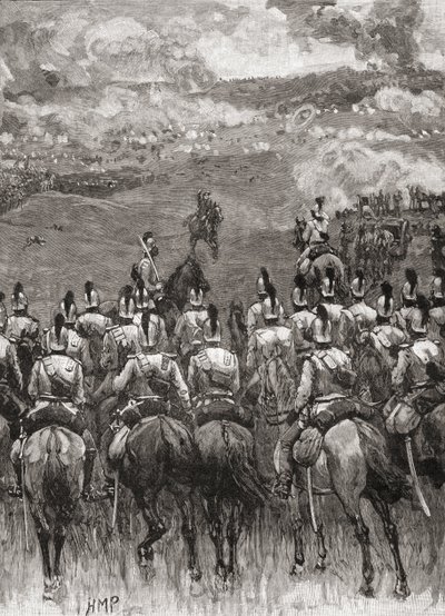 Die Schlacht bei Königgrätz, auch bekannt als die Schlacht bei Sadowa, Sadová oder Hradec Králové, nahe Sadová, Böhmen von English School