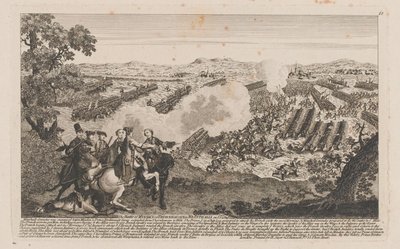 Die Schlacht von Minden oder Thornhausen in Westfalen am 1. August 1759 von English School