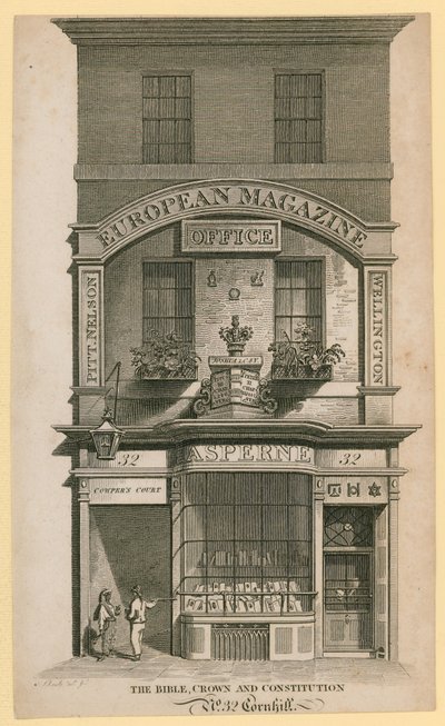 Die Bibel, Krone und Verfassung, Cornhill, London von English School