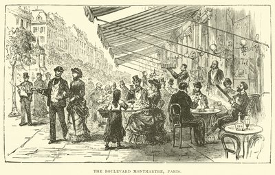 Der Boulevard Montmartre, Paris von English School