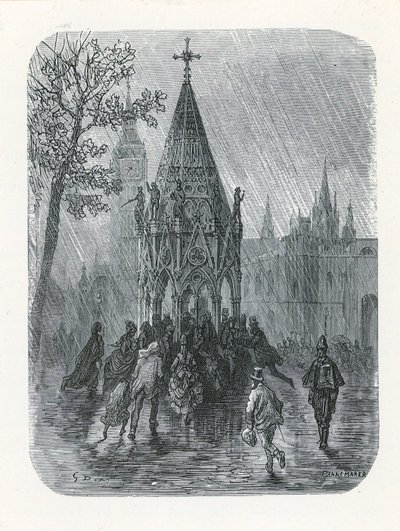 Das Buxton Memorial Trinkbrunnen, St. Margarets Westminster von English School