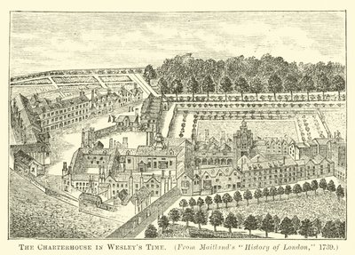 Die Charterhouse zu Wesleys Zeit von English School