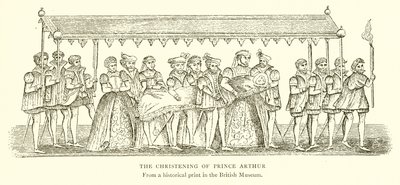 Die Taufe von Prinz Arthur von English School