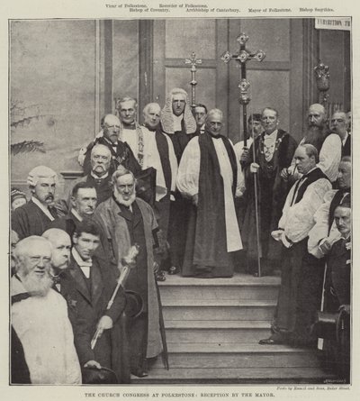 Der Kirchenkongress in Folkestone, Empfang durch den Bürgermeister von English School