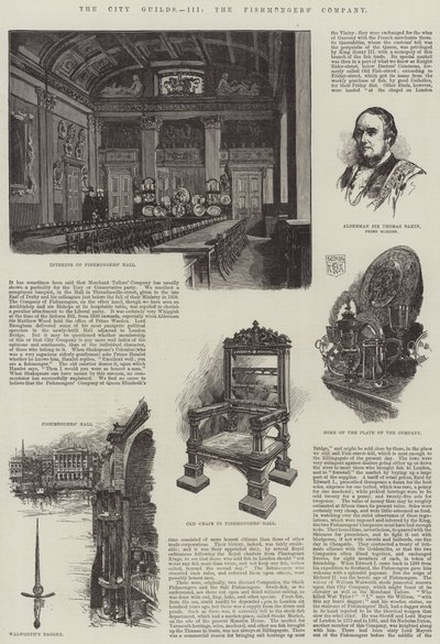 Die Stadtgilden, die Fischhändlergesellschaft von English School