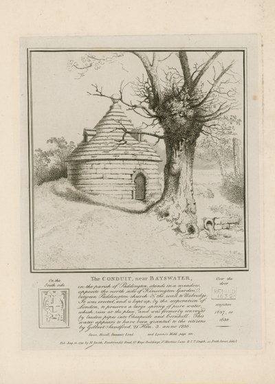 Der Wasserleitungsbrunnen in der Nähe von Bayswater von English School
