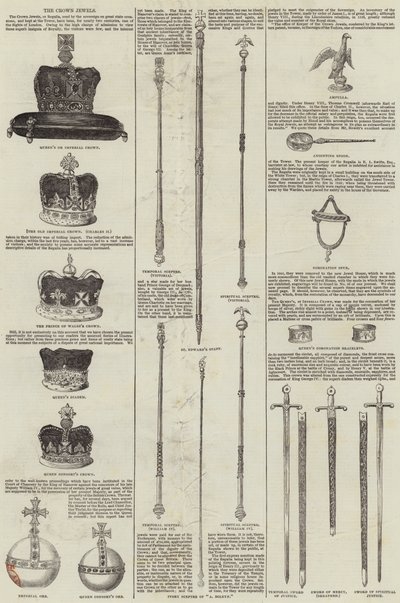 Die Kronjuwelen (Stich) von English School