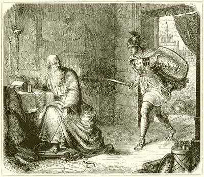 Der Tod des Archimedes von English School
