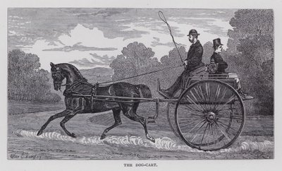 Der Hundewagen (Gravur) von English School