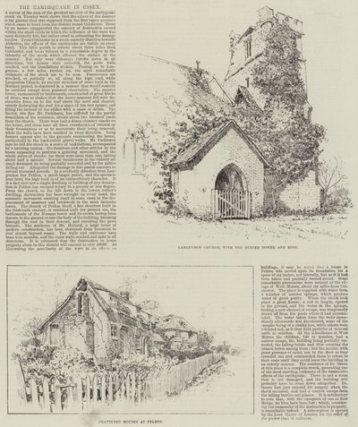 Das Erdbeben in Essex von English School