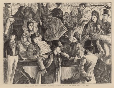 Das Eton und Harrow Cricket-Match bei Lord