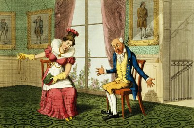 Die Expostulation, veröffentlicht von G. Humphrey, 1821 von English School
