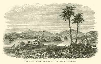 Das erste Missionshaus in der Bay of Islands von English School