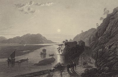 Der Ganges tritt bei Haridwar in die Ebenen ein von English School