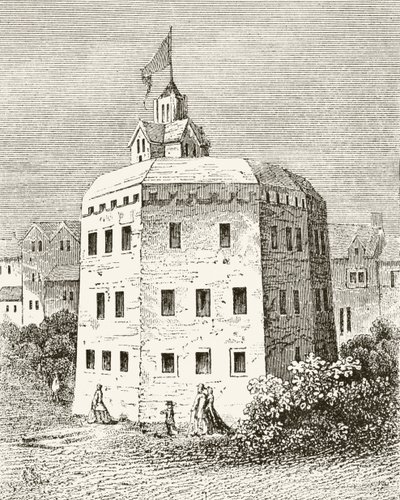 Das Globe Theatre, Southwark, aus 