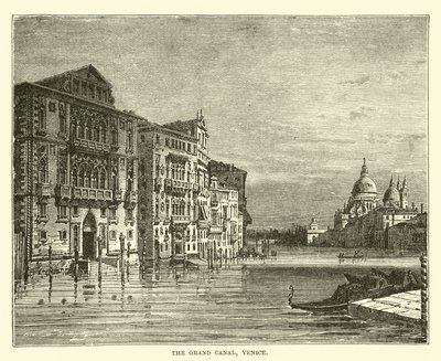 Der Canal Grande, Venedig von English School