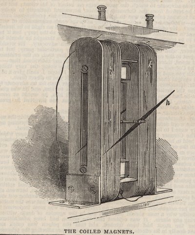 Der Great Western Electric Telegraph: Die gewickelten Magnete von English School
