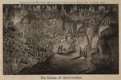 Die Grotte von Antiparos, Griechenland von English School