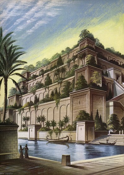 Die hängenden Gärten von Babylon von English School