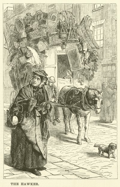 Der Hausierer (Gravur) von English School