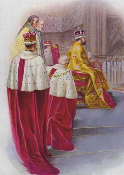 Die Huldigung an den König von English School