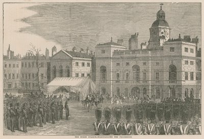 Die Horse Guards: Aufstellung der Prozession von English School
